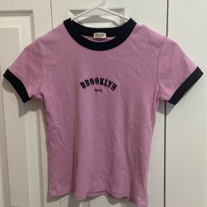 Brandy Melville/ John Galt Brooklyn NYC top pink